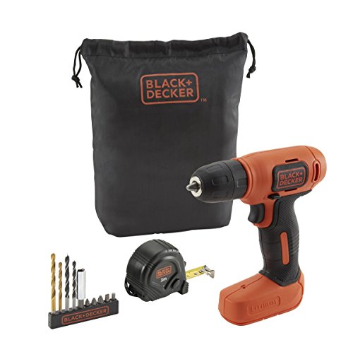 India Desire : Buy BLACK + DECKER BDCD8GPA 7.2V Li-Ion Cordless Drill Kit (Orange, 14-Pieces) at Rs. 2033 from Amazon [Regular Price Rs 2899]