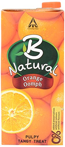 India Desire : Buy B Natural - Orange Oomph, 1L Carton at Rs. 64 from Amazon [Regular Price Rs 94]