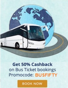 India Desire : Get 50% Cashback On Bus Ticket Booking From Paytm [BUSFIFTY]