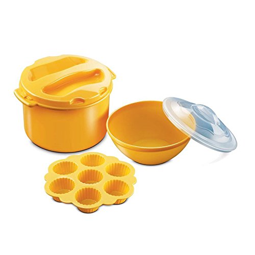 India Desire : Buy Bajaj 490065 New Microwave Oven Starter Kit (Yellow) at Rs. 599 from Amazon