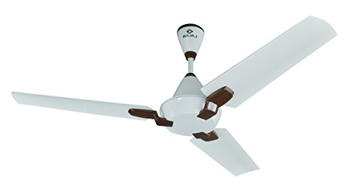 Buy Bajaj Ornio 1200mm Ceiling Fan Ceramic White Wood At