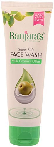 India Desire : Buy Banjara's Face Wash, Milk Cream and Olive, 100 ml + 20 ml free at Rs. 66 from Amazon
