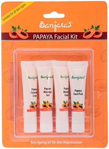 India Desire : Buy Banjara's Facial Kit, Papaya (Pack of 4) at Rs. 100 from Amazon [MRP Rs 200]