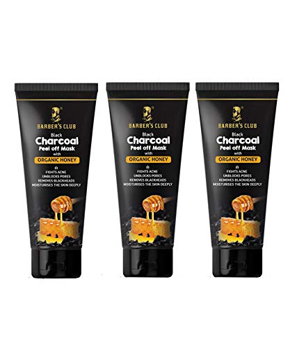 India Desire : Buy Barber's Club Charcoal Peel off Mask with Organic Honey -60gms each (pack of 3) at Rs. 299 from Amazon [Regular Price Rs 599]