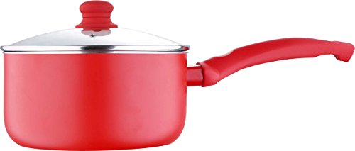 India Desire : Buy Bergner Bellini Plus Aluminium Saucepan with Lid, 16cm, Red at Rs. 490 from Amazon