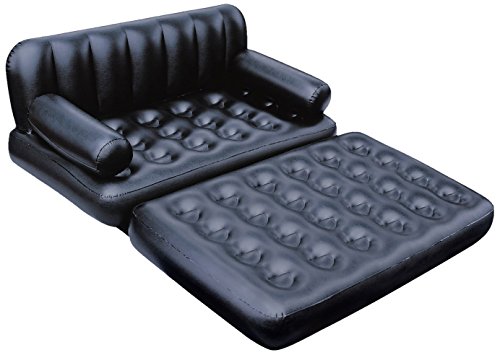 India Desire : Buy Bestway Karmax Three Seater Sofa Cum Bed (Black) at Rs. 1655 from Amazon [Regular Price Rs 2099]