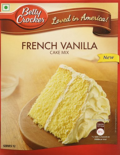 Buy Betty Crocker French Vanilla Cake Mix, 520g At Rs. 219 From Amazon