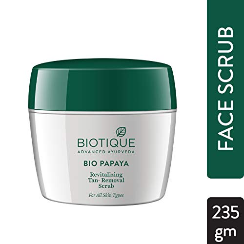 India Desire : Buy Biotique Bio Papaya Revitalizing Tan-Removal Scrub, 235g at Rs. 199 from Amazon [Other Seller Price @Rs 450]