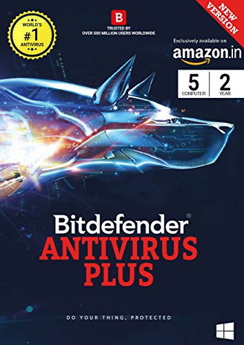 India Desire : Buy BitDefender Antivirus Plus Latest Version - 5 Users, 2 Years (Activation Key Card) at Rs. 575 from Amazon