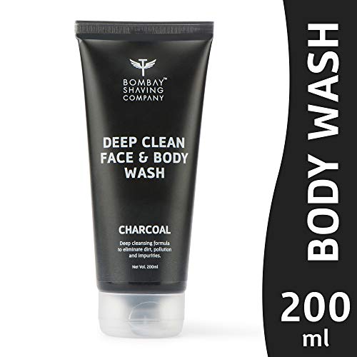India Desire : Buy Bombay Shaving Company Activated Charcoal Deep Clean Face and Body Wash, 200 ml (Black) at Rs. 155 from Amazon [Selling Price Rs 295]