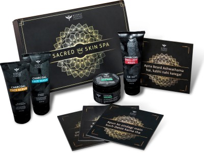 India Desire : Buy Bombay Shaving Company Charcoal Facial Starter Sacred Kit - Limited Edition(4 x 50 g) at Rs. 353 from Flipkart [Regular Price Rs 549]