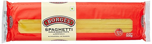 India Desire : Amazon Pantry Deal: Buy Borges Spaghetti Durum Wheat Pasta, 500g at Rs. 83 [Regular Price Rs 117]