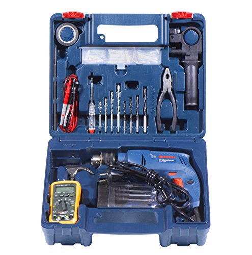 India Desire : Buy Bosch Electrician Kit GSB 550-Watt Impact Drill Kit (Blue, 77-Pieces) at Rs. 3999 from Amazon [Regular Price Rs 5700]