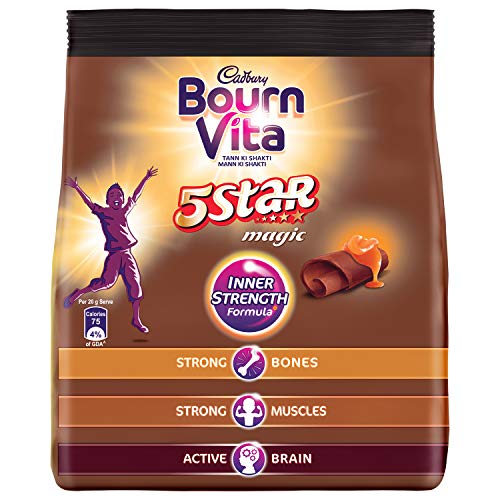 India Desire : Buy Bournvita 5 Star Magic Chocolate Health Drink, 500 gm Refill Pack at Rs. 160 from Amazon [Regular Price Rs 202]