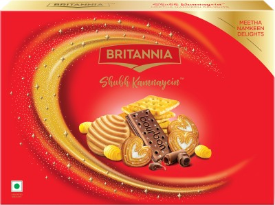 India Desire : Buy Britannia Shubh Kamnayein Meetha Namkeen Delights(800 g) at Rs. 140 from Flipkart [MRP Rs 200]