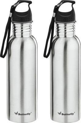 India Desire : Buy Butterfly Eco SS 750 ml Bottle(Pack of 2, Silver) at Rs. 290 from Flipkart [Regular Price Rs 499]
