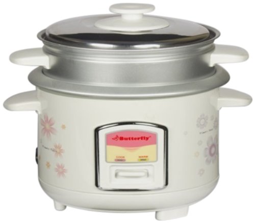India Desire : Buy Butterfly KRC-08 0.6-Litre 300-Watt Classic Electric Cooker (White) at Rs. 1298 from Amazon [MRP Rs 1936]