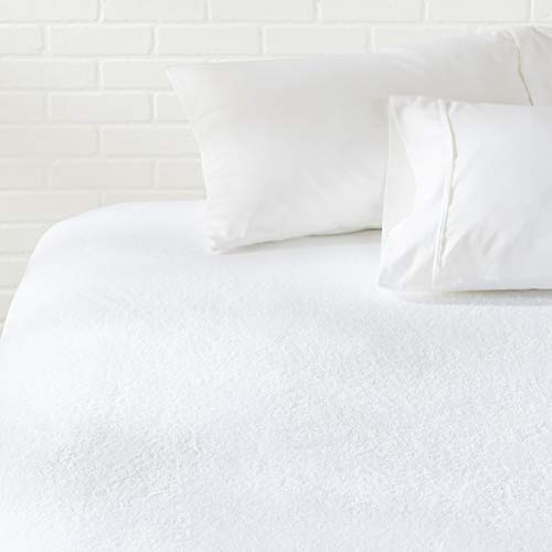 India Desire : Buy AmazonBasics Hypoallergenic Vinyl-Free Waterproof Mattress Protector, Single (39" x 75" - Suitable for Single Bed, White) at Rs. 373 from Amazon
