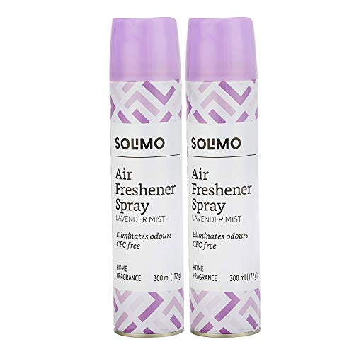 India Desire : Buy Amazon Brand - Solimo Home Air Freshener Spray, 300 ml - Lavender Mist (Pack of 2) at Rs. 150 from Amazon