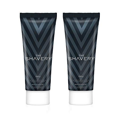 India Desire : Buy Amazon Brand - The Shavery Lather Shaving Cream (With Lime Oil, Shea Butter & Menthol Extract) - 100g (Pack of 2) at Rs. 158 from Amazon