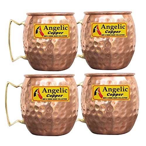 India Desire : Buy Angelic Copper Handmade Cup Set, 520 ml, Set of 4, Brown at Rs. 692 from Amazon