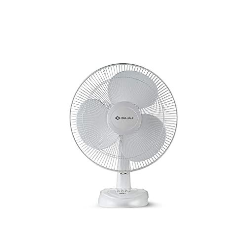 India Desire : Buy Bajaj Esteem 400 mm Table Fan (White) at Rs. 1699 from Amazon