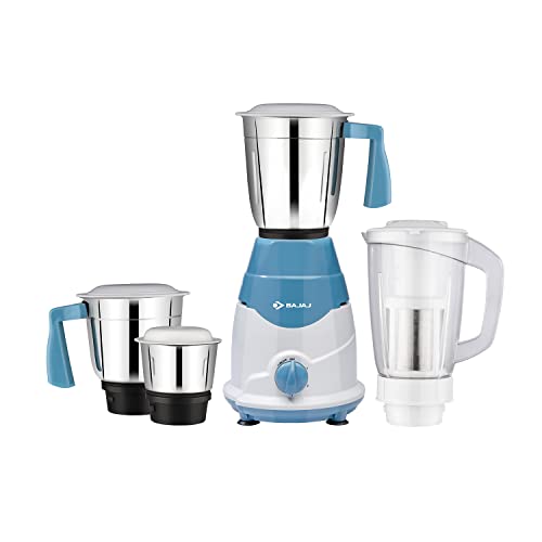 India Desire : Buy Bajaj Rex DLX 750 W 4 Jars Mixer Grinder, White and Blue at Rs. 2899 from Amazon [Regular Price Rs 3799]