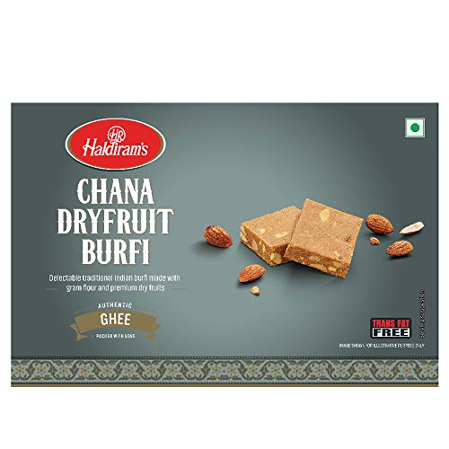India Desire : Buy Haldiram Chana Dry Fruit Burfi, 400 g at Rs. 110 from Amazon [Regular Price Rs 220]
