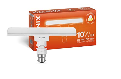 India Desire : Buy Halonix T-Light Trios Base B22 10-Watt LED Tube Light (3 in 1 colour) at Rs. 159 from Amazon [Regular Price Rs 232]
