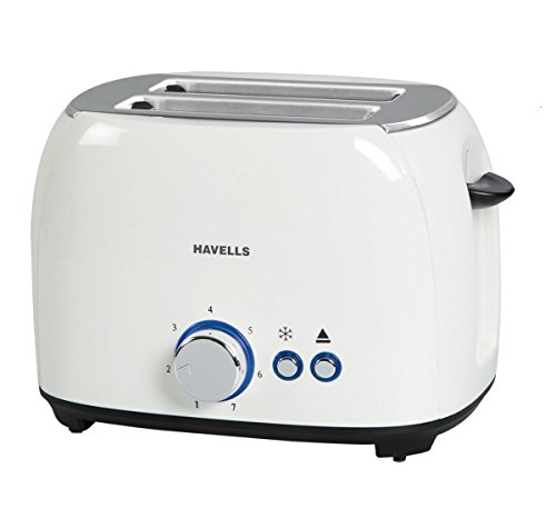 India Desire : Buy Havells Crust 800-Watt Pop-up Toaster (White) at Rs. 1177 from Amazon [Regular Price Rs 1895]