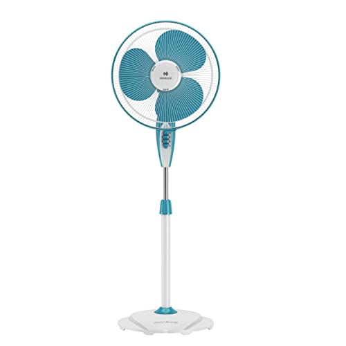 India Desire : Buy Havells Gatik Neo 400mm Pedestal Fan (White Blue) at Rs. 1899 from Amazon