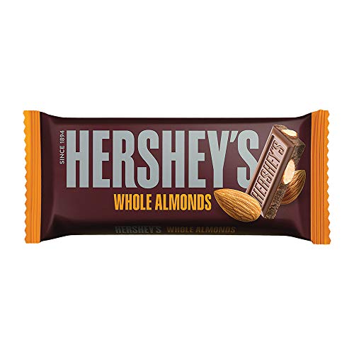 India Desire : Buy Hershey's Whole Almonds Chocolate Bar, 100g (Pack of 3) at Rs. 252 from Amazon [Regular Price @Rs 328]
