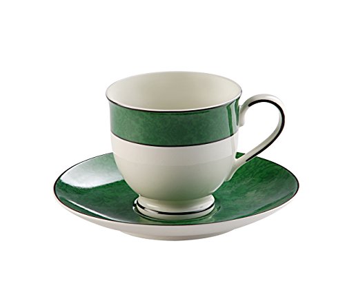 India Desire : Buy Hitkari Potteries Cup and Saucer Set, 12-Pieces, Green at Rs. 738 from Amazon [Other Seller Price @Rs 2482]