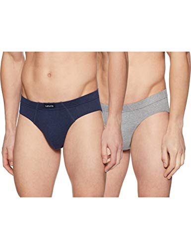 India Desire : Buy Levi's Men's Solid Brief (Pack of 2) (PR78296_Lt. Grey Melange, N.Melange_S) at Rs. 179 from Amazon