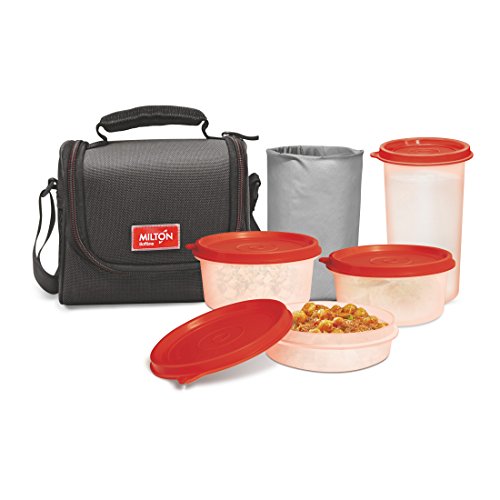 India Desire : Buy Milton Full Meal Combo 3 Containers Lunch Box - Black at Rs. 343 from Amazon [Other Seller Price Starts @Rs 490]