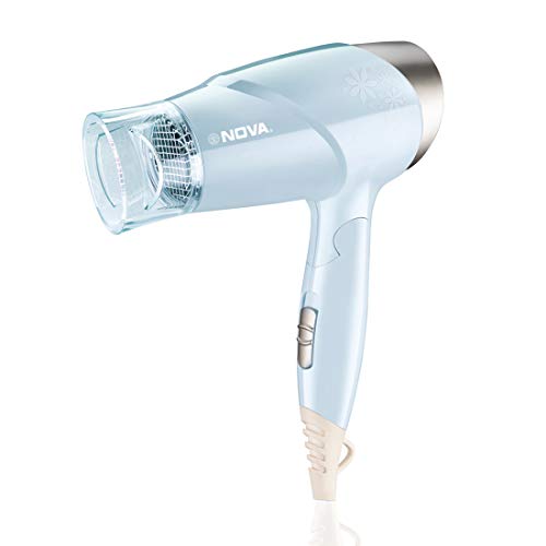 India Desire : Buy Nova NHP 8203 Premium 1400 Watts Hot & Cold Foldable Hair Dryer for Women (Blue) at Rs. 547 from Amazon