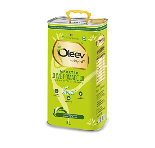 India Desire : Buy Oleev Olive Pomace Oil for Everyday Cooking, 5L TIN at Rs. 1399 from Amazon