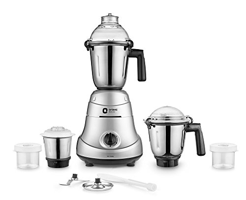 India Desire : Buy Orient Electric Miracle MGMR75S3 750 Watts High Performance Motor with 3 Jars and 2 Storage Jars (Grey) at Rs. 2447 from Amazon