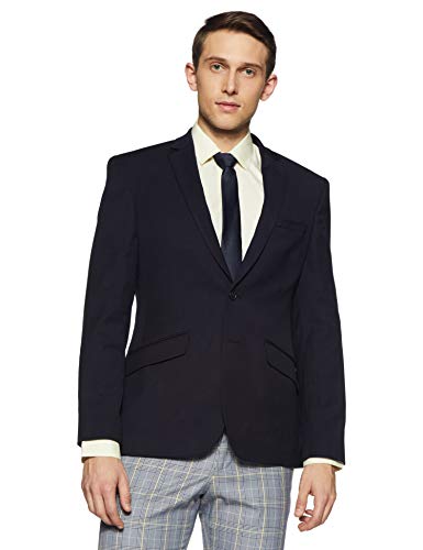India Desire : Buy Park Avenue Mens Notch Lapel Regular Fit Blazer (Dark Blue_96) at Rs. 1502 from Amazon