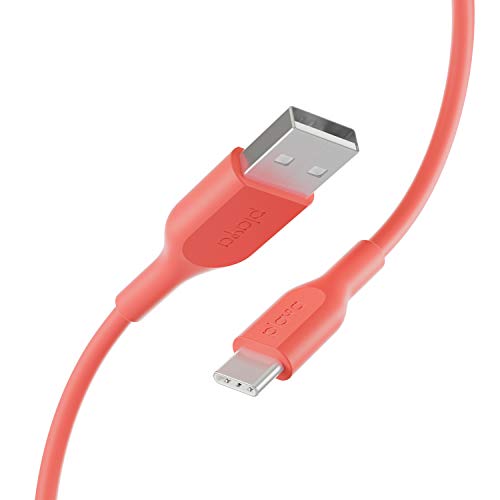 India Desire : Buy Playa by Belkin Fast Charging USB to USB-C Cable, USB Type C to USB A 2.0 Male Cable, 6.6 Feet (2 Meter), Living Coral at Rs. 149 from Amazon [Apply 25% Off Coupon]