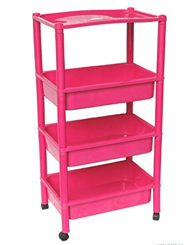 India Desire : Buy Princeware Cerolin Plastic Kitchen Rack Trolley, 4-Pieces, Assorted at Rs. 659 from Amazon [MRP Rs 1406]