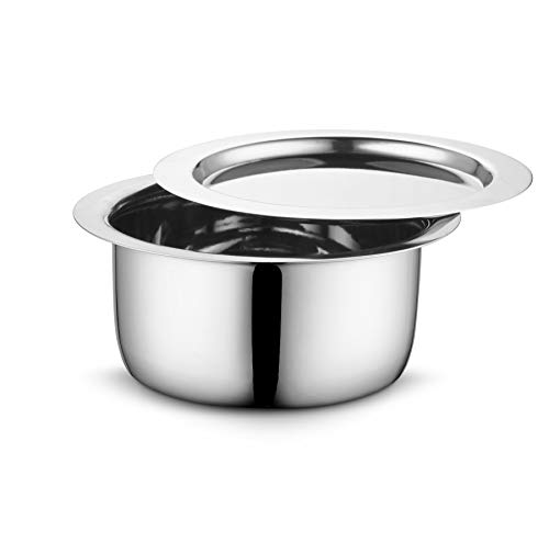 India Desire : Buy Profusion Stainless Steel Tope/patila/bhagona withstainless Steel lid- (Silver, 1 PC- Capacity- 5 Litre) at Rs. 490 from Amazon [Regular Price @Rs 799]
