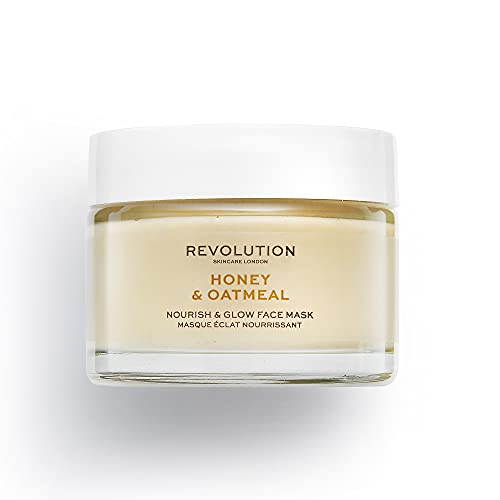 India Desire : Buy Revolution Skin Honey & Oatmeal Nourish & Glow Face Mask,50 ml (Vitamin E, Hyaluronic Acid, glowing skin) at Rs. 603 from Amazon [MRP Rs 1500]