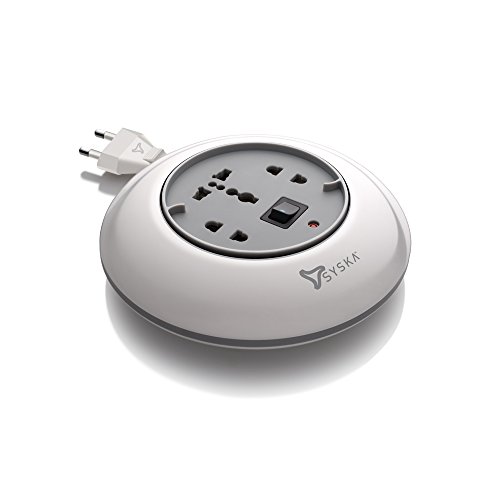 India Desire : Buy SYSKA Power Wheel - Extension Board at Rs. 199 from Amazon [Regular Price Rs 269]