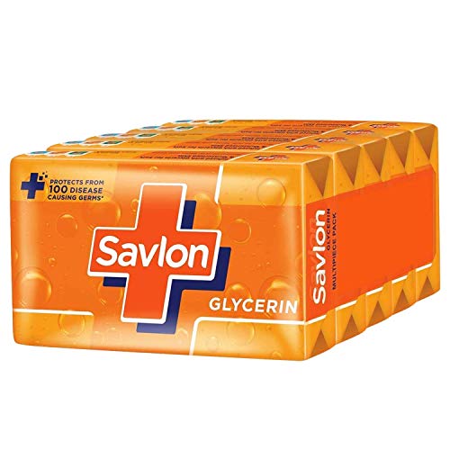 India Desire : Buy Savlon Glycerin Germ Protection Bathing Soap Bar, 125g (Pack of 5) at Rs. 154 from Amazon