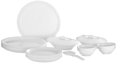 India Desire : Buy Signoraware Round Dinner Set, 23-Pieces, White at Rs. 778 from Amazon
