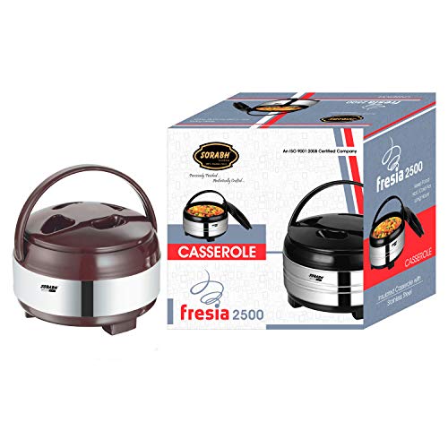 India Desire : Buy Sorabh FC-15 Stainless Steel Hot Serve Fresia Casserole/Hotpot at Rs. 216 from Amazon [Flat 50% Discount]