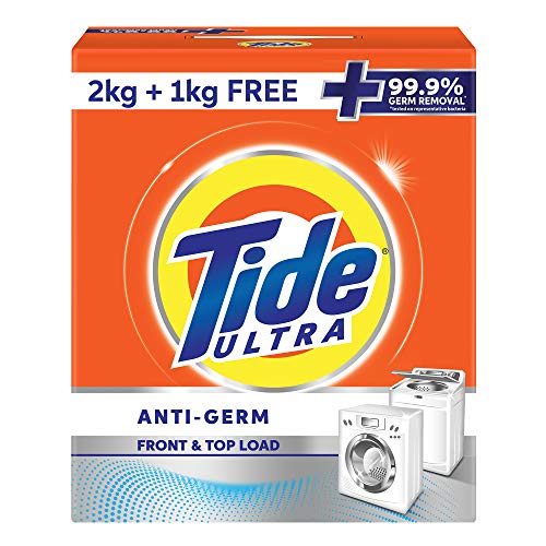 India Desire : Buy Tide Ultra Anti-Germ Detergent Washing Powder 2kg+1kg FREE at Rs. 288 from Amazon [Regular Price Rs 339]