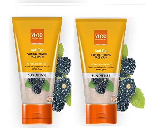 India Desire : Buy VLCC Anti Tan Skin Lightening Face Wash Combo Pack of 2 (150 ml*2) at Rs. 175 from Amazon [Regular Price Rs 322]