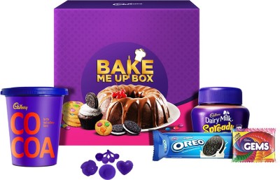 India Desire : Buy Cadbury Bake Me Up Box Combo(491.36 g) at Rs. 292 from Flipkart [Regular Price Rs 585]